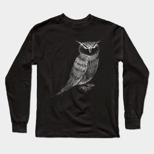 Tattooed Owl Long Sleeve T-Shirt